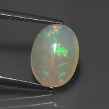 2 carat Multicolor Oval Cabochon Opal 11.5x8.5mm