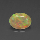 8.5mm x 6 Oval Facet Opal 0.8ct