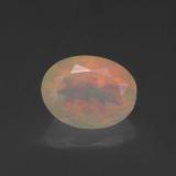 8mmx6mm Opal 0.9ct Oval Facet in Multicolor