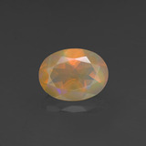0.9 ct Transparent Oval Facet Opal 8x6
