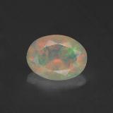 8mm x 6 Opal 0.7ct Oval Facet in Multicolor