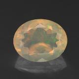 2 ct Transparent Oval Facet Opal 10mm x 8