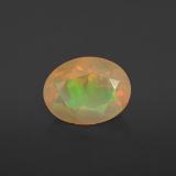 1.5 ct Transparent/Translucent Oval Facet Opal 9x7