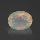 1.5 ct Transparent Oval Facet Opal 9mmx7mm