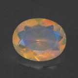 1.5 carat Multicolor Oval Facet Opal 10.5mm x 8.5mm