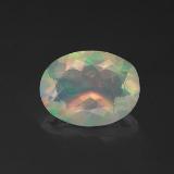 1 ct Transparent Oval Facet Opal 9.5mmx7mm