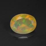9.5x7 Opal 1ct Oval Facet in Multicolor