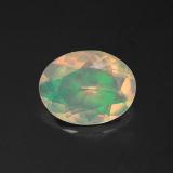 1 ct Transparent Oval Facet Opal 9.5mm x 7mm