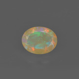 1 ct Transparent Oval Facet Opal 9mm x 7mm