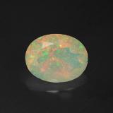 1.5 ct Transparent/Translucent Oval Facet Opal 9mm x 7mm