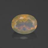 9mmx7mm Opal 1.5ct Oval Facet in Multicolor