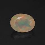 1 carat Multicolor Oval Facet Opal 8x6