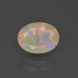 8.5mmx6mm Opal 1ct Oval Facet in Multicolor