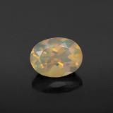 8mm x 6mm Opal 0.9ct Oval Facet in Multicolor