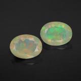 Click for Details 8.5x6mm Oval Facet Opal 1.5ct