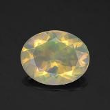1.5 carat Multicolor Oval Facet Opal 10mmx8mm
