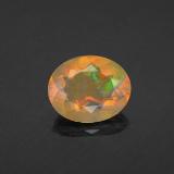 Click for Details 10x8 Oval Facet Opal 1.5ct