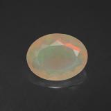 2.5 ct Transparent/Translucent Oval Facet Opal 12mmx9.5mm