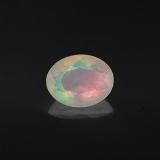 1 ct Transparent Oval Facet Opal 9mm x 7