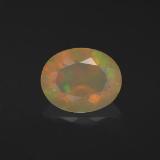 10mm x 8mm Oval Facet Opal 1.5ct