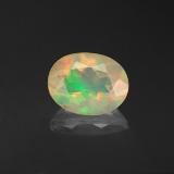 9mm x 7mm Oval Facet Opal 1ct