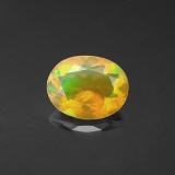1.5 ct Transparent/Translucent Oval Facet Opal 9.5x7.5
