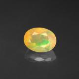 8x6 Opal 1ct Oval Facet in Multicolor