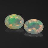 Click for Details 9mm x 7 Opal 2ct Oval Facet in Multicolor