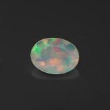 8.5x6mm Opal 0.6ct Oval Facet in Multicolor