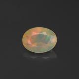 8mm x 6 Opal 0.7ct Oval Facet in Multicolor