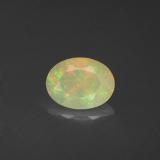 8x6 Opal 0.7ct Oval Facet in Multicolor