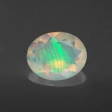 Click for Details 11mm x 9mm Oval Facet Opal 1.5ct