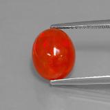 3 ct Transparent/Translucent Oval Cabochon Opal 11mm x 9mm