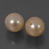7.5mm Pearl 6ct Drilled Sphere in Pink