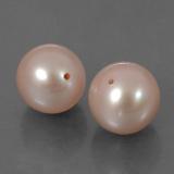 7.5 mm Pearl 7ct Drilled Sphere in Pink