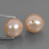 7.5 mm Pearl 6ct Drilled Sphere in Pink