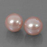 7.5 mm Pearl 6ct Drilled Sphere in Pink