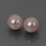 8mm Pearl 7ct Drilled Sphere in Pink