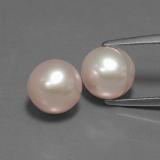 6 carat Pink Drilled Sphere Pearl 7.5mm