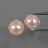 8mm Drilled Sphere Pearl 7ct