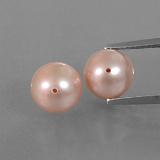7 ct Opaque Drilled Sphere Pearl 8 mm