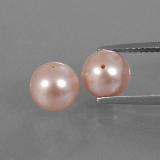 7.5 mm Drilled Sphere Pearl 6ct