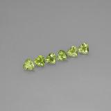 3 ct VS Heart Facet Peridot 5x5mm