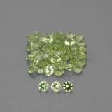 2mm Peridot 1.5ct Diamond-Cut in Lively Green