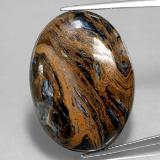 36 ct Opaque Oval Cabochon Pietersite 30mm x 22mm