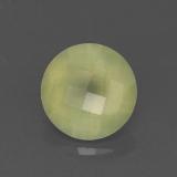 2 ct Transparent/Translucent Round Checkerboard Prehnite 8 mm