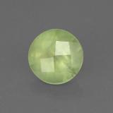 2 carat Green Round Checkerboard Prehnite 8 mm
