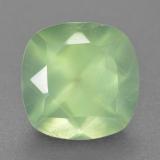 7 ct Transparent/Translucent Cushion Cut Prehnite 12mm x 12