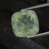 12x12mm Cushion Cut Prehnite 7ct