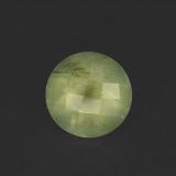 2 ct Transparent/Translucent Round Checkerboard Prehnite 8 mm
